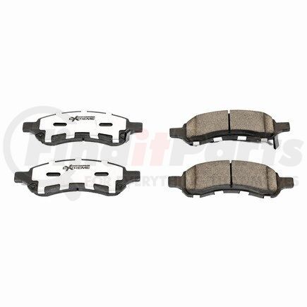 Z261169 by POWERSTOP BRAKES - Z26 STREET PERFORMANCE CARBON-FIBER CERAMIC BRAKE PADS W/ HARDWARE