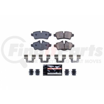 Z231309 by POWERSTOP BRAKES - Z23 EVOLUTION SPORT CARBON-FIBER BRAKE PADS W/ HARDWARE