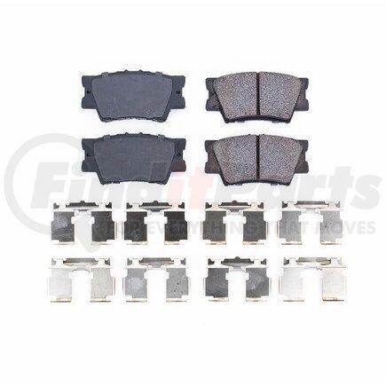 17-1212 by POWERSTOP BRAKES - Z17 EVOLUTION CERAMIC BRAKE PADS W/ HARDWARE