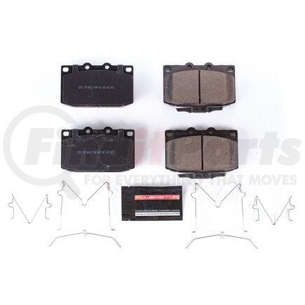 Z23331 by POWERSTOP BRAKES - Z23 EVOLUTION SPORT CARBON-FIBER BRAKE PADS W/ HARDWARE