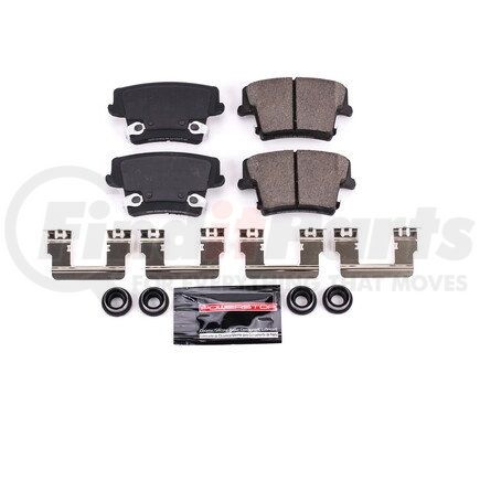 Z231057A by POWERSTOP BRAKES - Z23 EVOLUTION SPORT CARBON-FIBER BRAKE PADS W/ HARDWARE