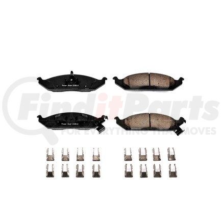 17-650 by POWERSTOP BRAKES - Z17 EVOLUTION CERAMIC BRAKE PADS W/ HARDWARE