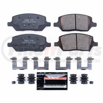 Z231093 by POWERSTOP BRAKES - Z23 EVOLUTION SPORT CARBON-FIBER BRAKE PADS W/ HARDWARE