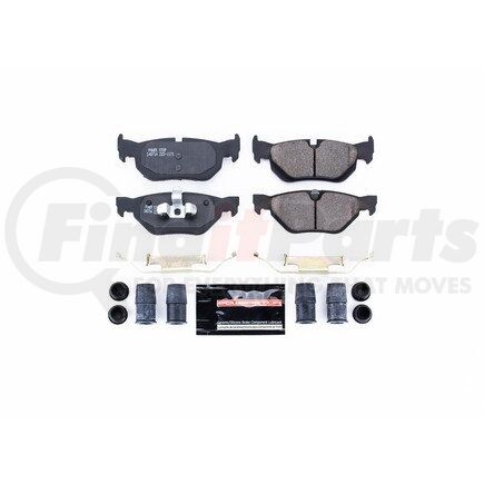 Z231171 by POWERSTOP BRAKES - Z23 EVOLUTION SPORT CARBON-FIBER BRAKE PADS W/ HARDWARE