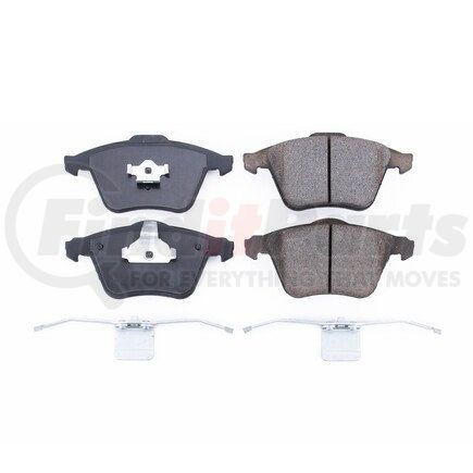 17-915B by POWERSTOP BRAKES - Z17 EVOLUTION CERAMIC BRAKE PADS W/ HARDWARE