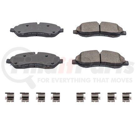 17-1774 by POWERSTOP BRAKES - Z17 EVOLUTION CERAMIC BRAKE PADS W/ HARDWARE