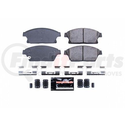 Z231467 by POWERSTOP BRAKES - Z23 EVOLUTION SPORT CARBON-FIBER BRAKE PADS W/ HARDWARE