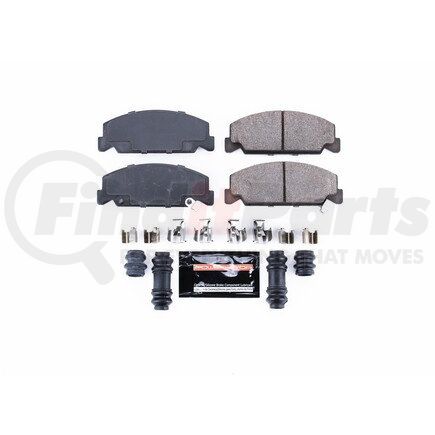 Z23273 by POWERSTOP BRAKES - Z23 EVOLUTION SPORT CARBON-FIBER BRAKE PADS W/ HARDWARE