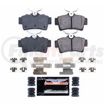 Z23627 by POWERSTOP BRAKES - Z23 EVOLUTION SPORT CARBON-FIBER BRAKE PADS W/ HARDWARE