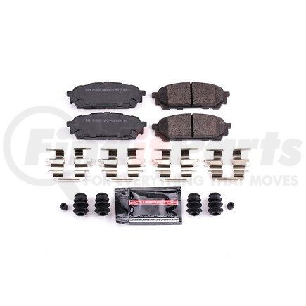 Z231004 by POWERSTOP BRAKES - Z23 EVOLUTION SPORT CARBON-FIBER BRAKE PADS W/ HARDWARE