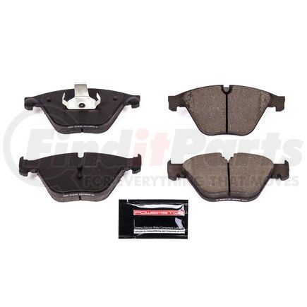 Z231505 by POWERSTOP BRAKES - Z23 EVOLUTION SPORT CARBON-FIBER BRAKE PADS W/ HARDWARE