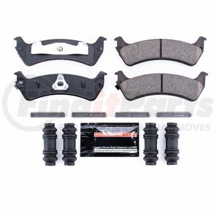 Z23667A by POWERSTOP BRAKES - Z23 EVOLUTION SPORT CARBON-FIBER BRAKE PADS W/ HARDWARE