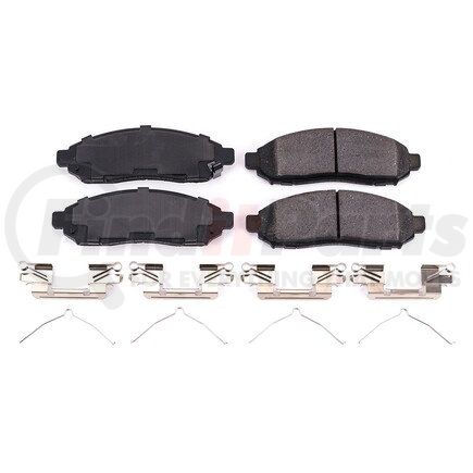 17-1094 by POWERSTOP BRAKES - Z17 EVOLUTION CERAMIC BRAKE PADS W/ HARDWARE