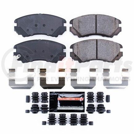 Z23924 by POWERSTOP BRAKES - Z23 EVOLUTION SPORT CARBON-FIBER BRAKE PADS W/ HARDWARE