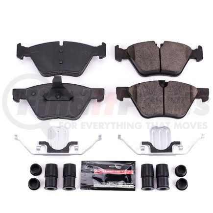 Z231061 by POWERSTOP BRAKES - Z23 EVOLUTION SPORT CARBON-FIBER BRAKE PADS W/ HARDWARE