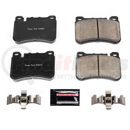 Z231121 by POWERSTOP BRAKES - Z23 EVOLUTION SPORT CARBON-FIBER BRAKE PADS W/ HARDWARE