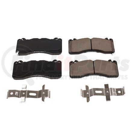 17-1792 by POWERSTOP BRAKES - Z17 EVOLUTION CERAMIC BRAKE PADS W/ HARDWARE