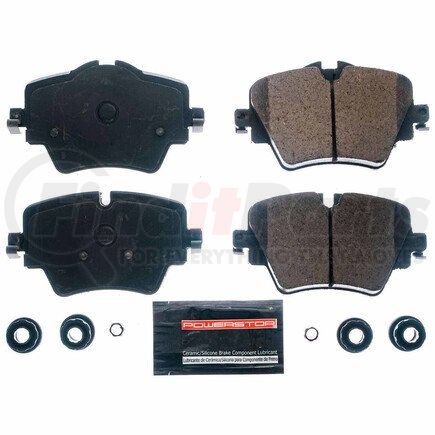 Z231892 by POWERSTOP BRAKES - Z23 EVOLUTION SPORT CARBON-FIBER BRAKE PADS W/ HARDWARE