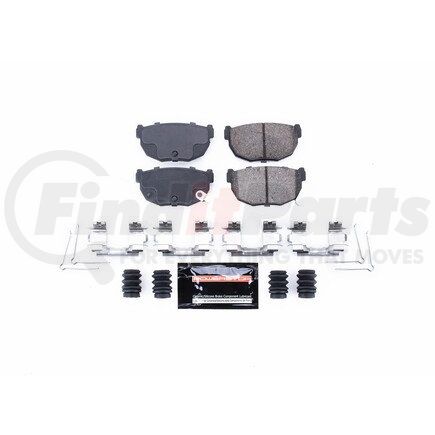 Z23230 by POWERSTOP BRAKES - Z23 EVOLUTION SPORT CARBON-FIBER BRAKE PADS W/ HARDWARE