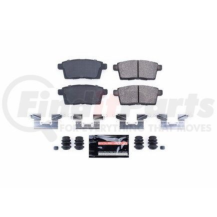 Z231259 by POWERSTOP BRAKES - Z23 EVOLUTION SPORT CARBON-FIBER BRAKE PADS W/ HARDWARE