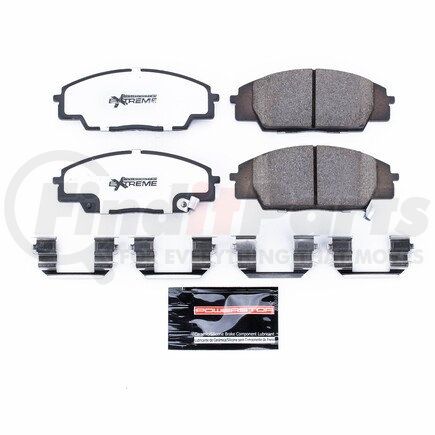 Z26829 by POWERSTOP BRAKES - Z26 STREET PERFORMANCE CARBON-FIBER CERAMIC BRAKE PADS W/ HARDWARE