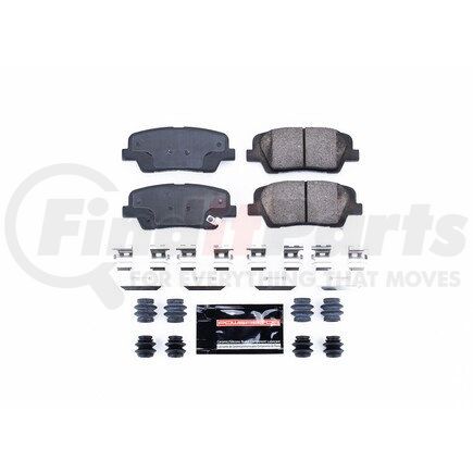 Z231284 by POWERSTOP BRAKES - Z23 EVOLUTION SPORT CARBON-FIBER BRAKE PADS W/ HARDWARE