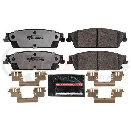 Z36-1194 by POWERSTOP BRAKES - Z36 TRUCK & TOW CARBON-FIBER CERAMIC BRAKE PADS W/ HARDWARE