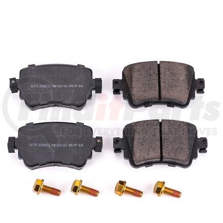 17-1779 by POWERSTOP BRAKES - Z17 EVOLUTION CERAMIC BRAKE PADS W/ HARDWARE