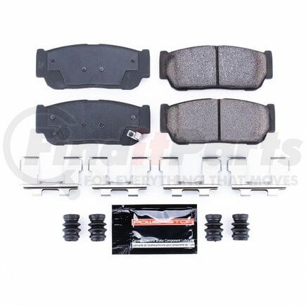 Z23954 by POWERSTOP BRAKES - Z23 EVOLUTION SPORT CARBON-FIBER BRAKE PADS W/ HARDWARE