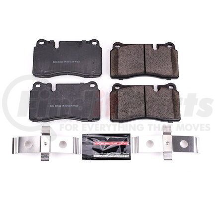 Z231263 by POWERSTOP BRAKES - Z23 EVOLUTION SPORT CARBON-FIBER BRAKE PADS W/ HARDWARE