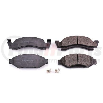 17050 by POWERSTOP BRAKES - Z17 EVOLUTION CERAMIC BRAKE PADS W/ HARDWARE