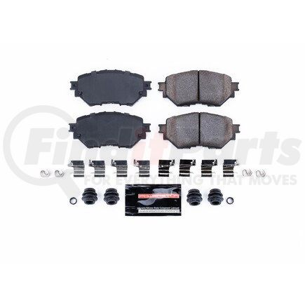 Z231759 by POWERSTOP BRAKES - Z23 EVOLUTION SPORT CARBON-FIBER BRAKE PADS W/ HARDWARE