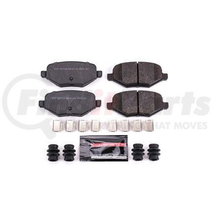 Z23-1377 by POWERSTOP BRAKES - Z23 EVOLUTION SPORT CARBON-FIBER BRAKE PADS W/ HARDWARE