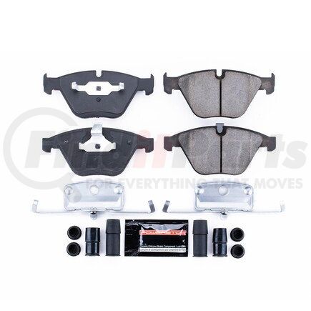 Z23918 by POWERSTOP BRAKES - Z23 EVOLUTION SPORT CARBON-FIBER BRAKE PADS W/ HARDWARE