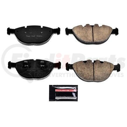 Z23920 by POWERSTOP BRAKES - Z23 EVOLUTION SPORT CARBON-FIBER BRAKE PADS W/ HARDWARE