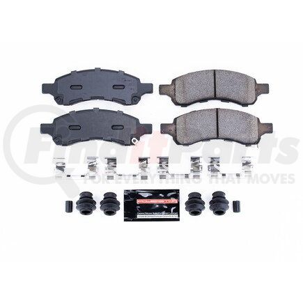 Z23-1169 by POWERSTOP BRAKES - Z23 EVOLUTION SPORT CARBON-FIBER BRAKE PADS W/ HARDWARE