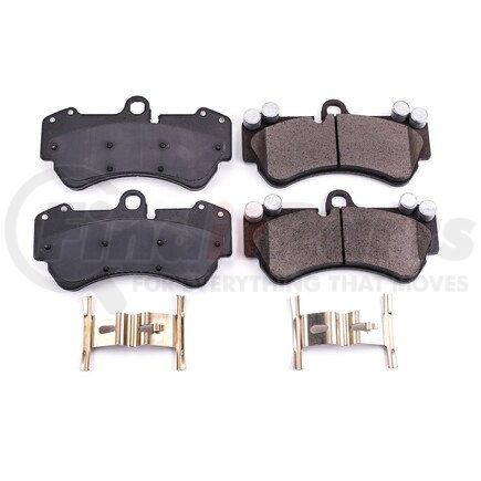 17-1007 by POWERSTOP BRAKES - Z17 EVOLUTION CERAMIC BRAKE PADS W/ HARDWARE