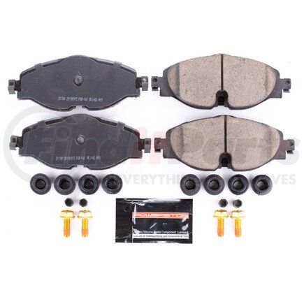 Z231760 by POWERSTOP BRAKES - Z23 EVOLUTION SPORT CARBON-FIBER BRAKE PADS W/ HARDWARE