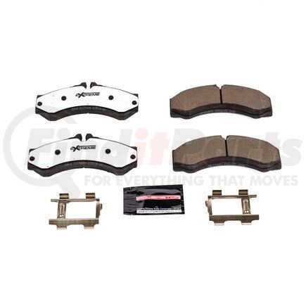 Z36-949B by POWERSTOP BRAKES - Z36 TRUCK & TOW CARBON-FIBER CERAMIC BRAKE PADS W/ HARDWARE