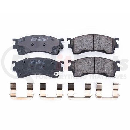 17-583 by POWERSTOP BRAKES - Z17 EVOLUTION CERAMIC BRAKE PADS W/ HARDWARE