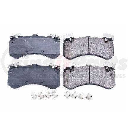 17-1575 by POWERSTOP BRAKES - Z17 EVOLUTION CERAMIC BRAKE PADS W/ HARDWARE