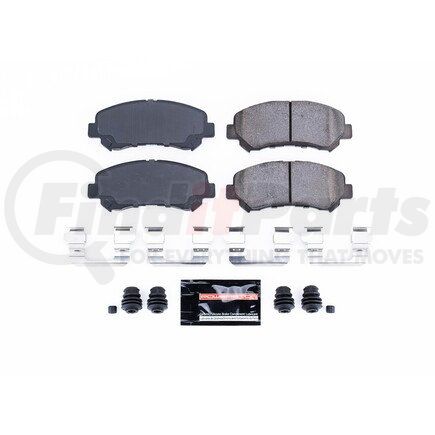 Z231338 by POWERSTOP BRAKES - Z23 EVOLUTION SPORT CARBON-FIBER BRAKE PADS W/ HARDWARE