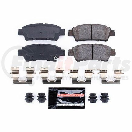 Z23995 by POWERSTOP BRAKES - Z23 EVOLUTION SPORT CARBON-FIBER BRAKE PADS W/ HARDWARE