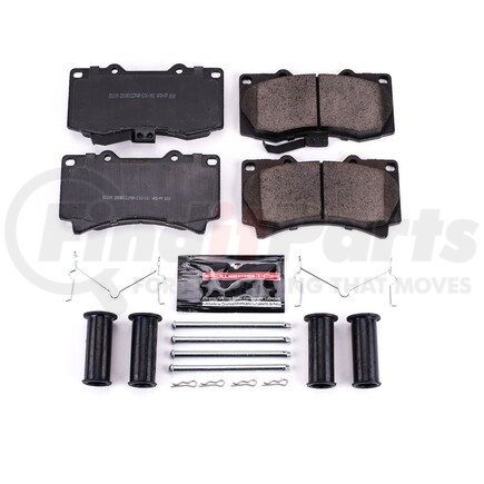 Z231119 by POWERSTOP BRAKES - Z23 EVOLUTION SPORT CARBON-FIBER BRAKE PADS W/ HARDWARE