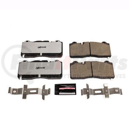 Z261835 by POWERSTOP BRAKES - Z26 STREET PERFORMANCE CARBON-FIBER CERAMIC BRAKE PADS W/ HARDWARE