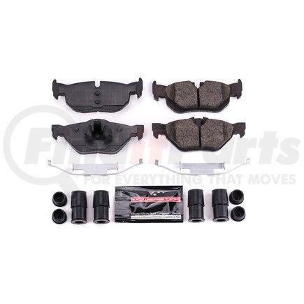 Z231267 by POWERSTOP BRAKES - Z23 EVOLUTION SPORT CARBON-FIBER BRAKE PADS W/ HARDWARE