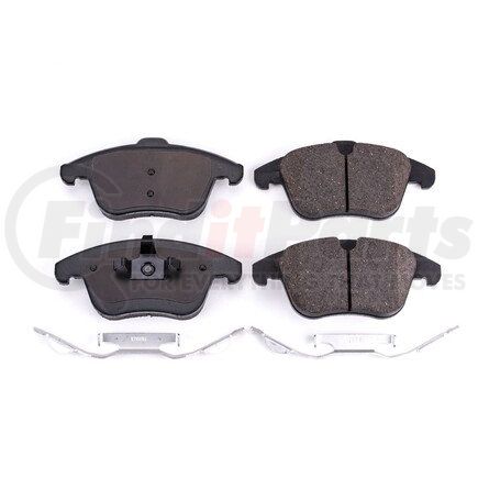 17-1306 by POWERSTOP BRAKES - Z17 EVOLUTION CERAMIC BRAKE PADS W/ HARDWARE