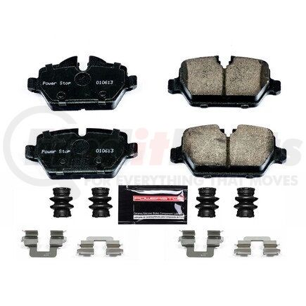 Z231554 by POWERSTOP BRAKES - Z23 EVOLUTION SPORT CARBON-FIBER BRAKE PADS W/ HARDWARE