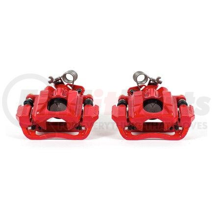 S5262 by POWERSTOP BRAKES - Red Powder Coated Calipers