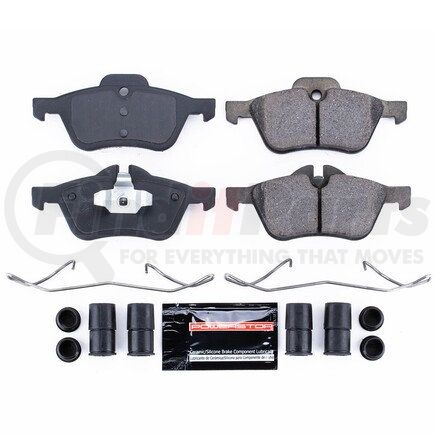 Z23939 by POWERSTOP BRAKES - Z23 EVOLUTION SPORT CARBON-FIBER BRAKE PADS W/ HARDWARE